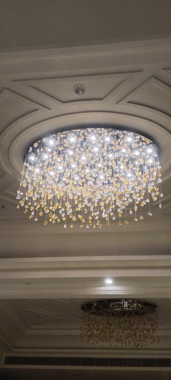 Luxury Round Crystal Ceiling Chandelier